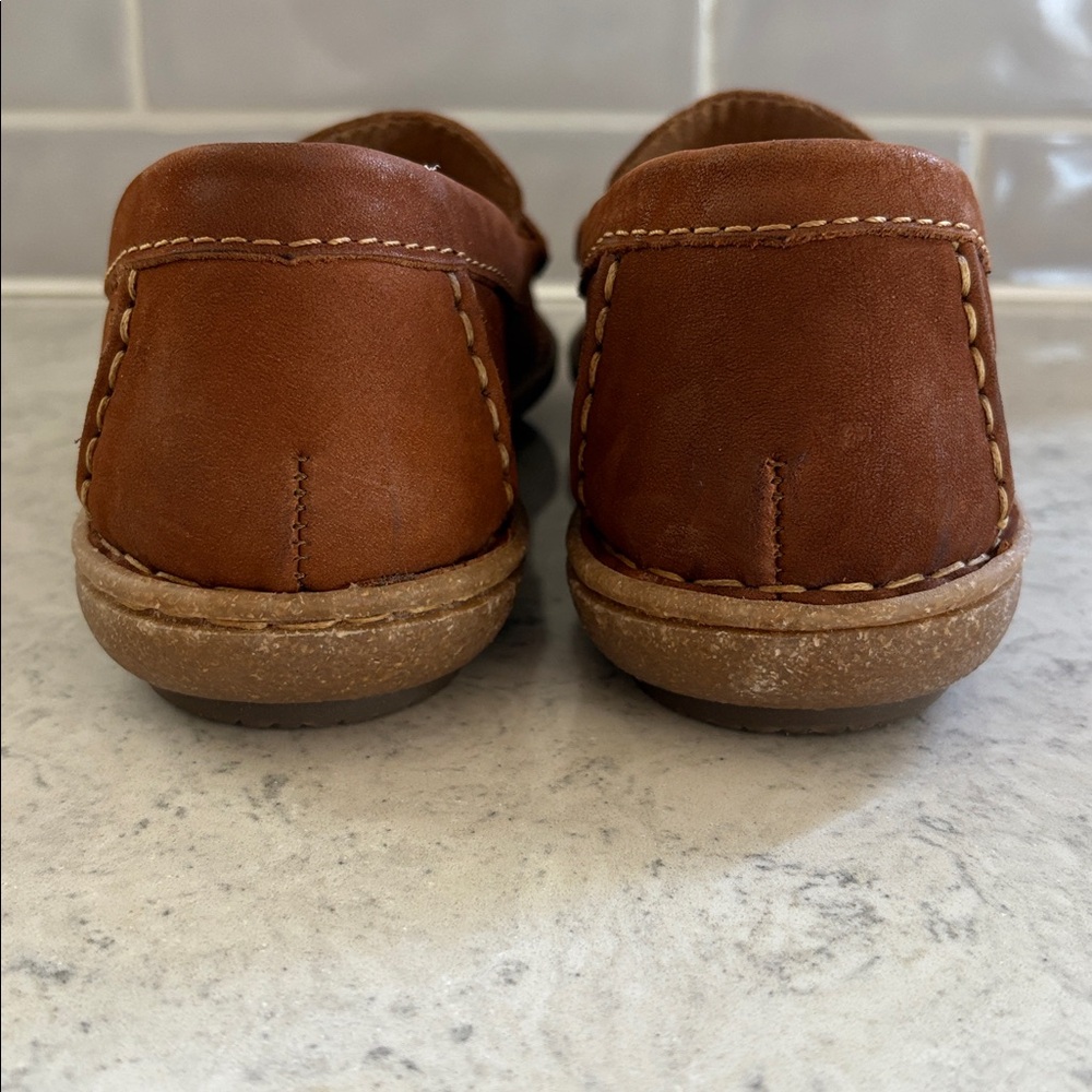Born Nerina women’s suede penny loafer Brown Size 9 - Picture 8 of 12